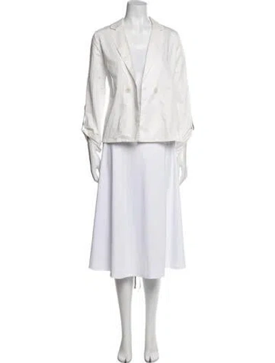 Pre-owned Alexis Jacket In White