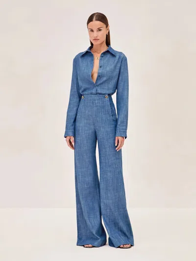 Alexis Jadie Top In Blue