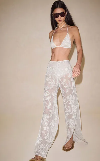 Alexis Jael Pants In White