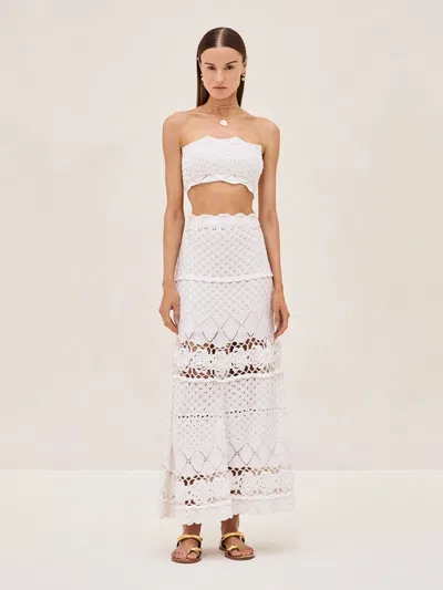 Alexis Jana Skirt In White