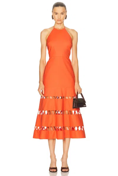 Alexis Janessa Dress In Orange