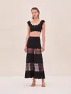 Alexis Jeannie Skirt In Black
