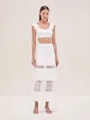 Alexis Jeannie Skirt In White