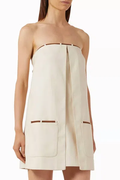 Alexis Jenning Mini Dress In Ivory In Neutral