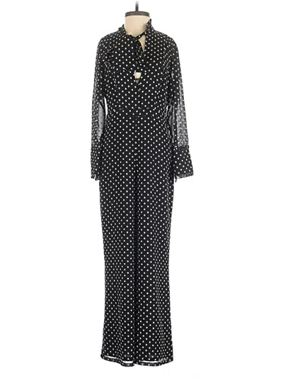 Pre-owned Alexis Jumpsuit In Black