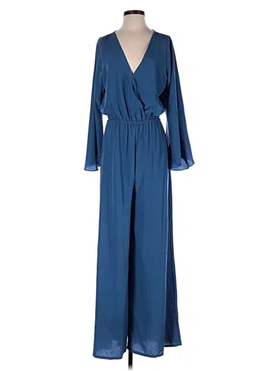 Pre-owned Alexis Jumpsuit In Blue