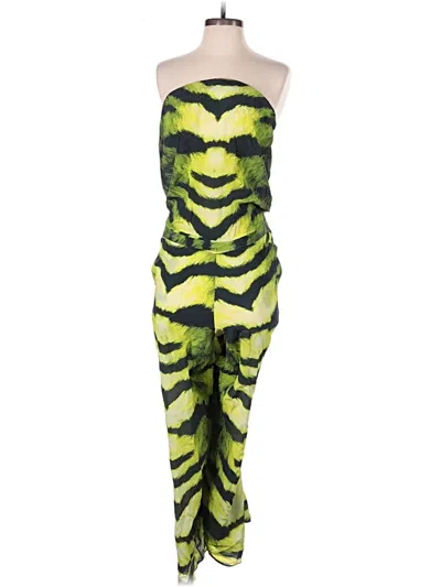 Pre-owned Alexis Jumpsuit In Green