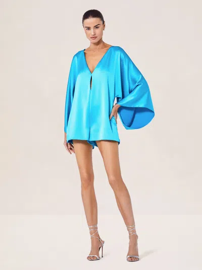 Alexis Kacie Romper In Blue