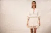 Alexis Kaila Mini Dress In Alabaster In White