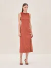 Alexis Kalita Midi Dress In Auburn In Auburn