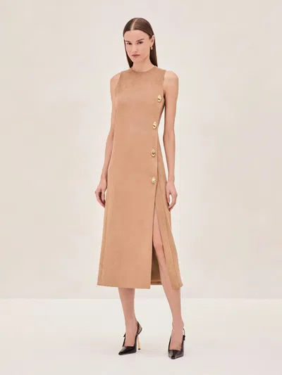 Alexis Kalita Dress In Tan
