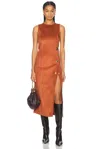 Alexis Kalita Midi Dress In Auburn In Auburn