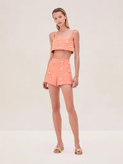 Alexis Kanya Short In Tangerine