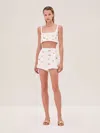 Alexis Kanya Shorts In White In White