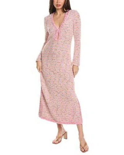 Pre-owned Alexis Kassandra Midi Dress Women's In Pink