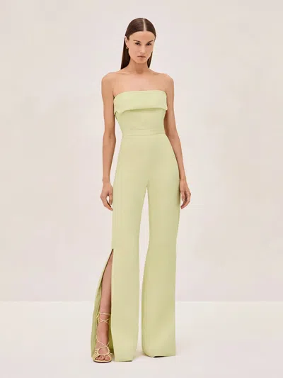 Alexis Kaye Jumpsuit In Lime Light