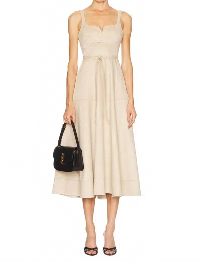 Alexis Kendra Midi Dress In Dune In Multi