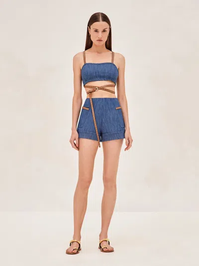 Alexis Kenji Top In Denim