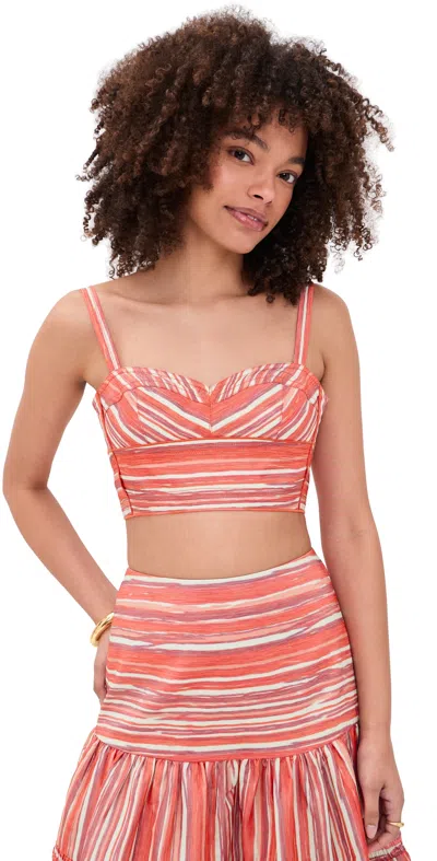 Alexis Kit Top Crimson Bark In Multi