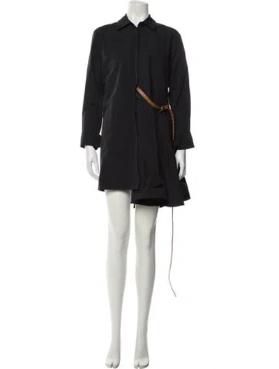 Pre-owned Alexis Knee-length Dress In Black