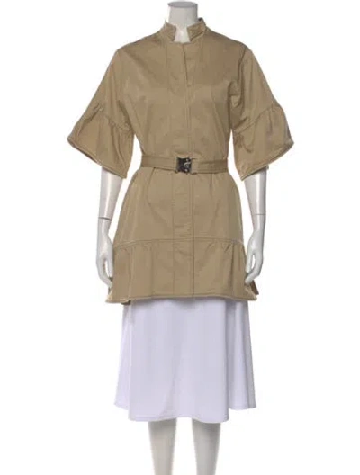 Pre-owned Alexis Knee-length Dress In Neutrals