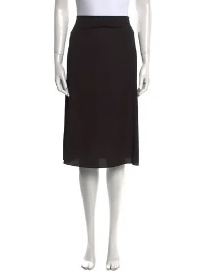 Pre-owned Alexis Knee-length Skirt In Black