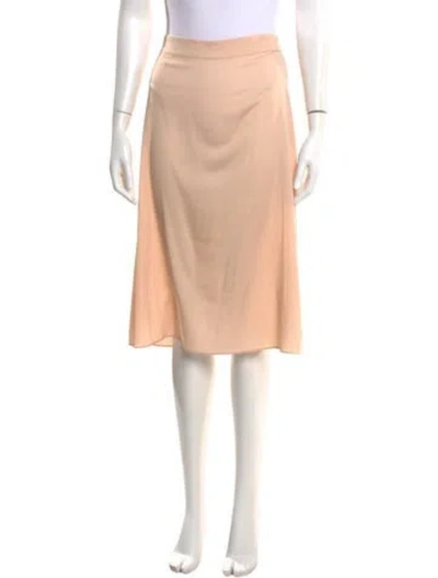 Pre-owned Alexis Knee-length Skirt In Neutral