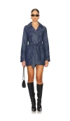 Alexis Knoxx Trench Coat In Denim