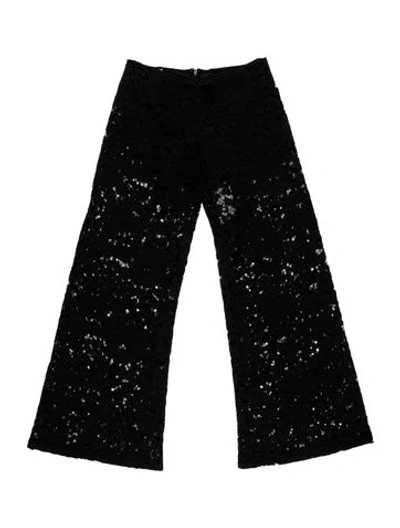 Pre-owned Alexis Lace Pattern Flared Pants In Multi