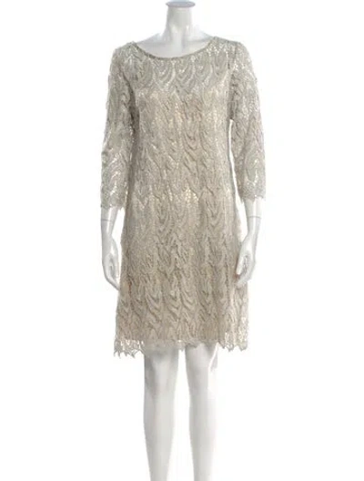 Pre-owned Alexis Lace Pattern Knee-length Dress