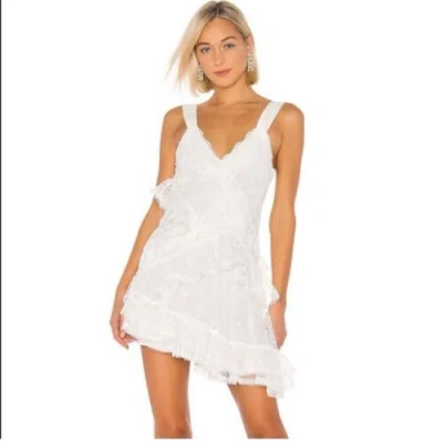 Pre-owned Alexis Ladonna Lace White Dress Size Medium $594