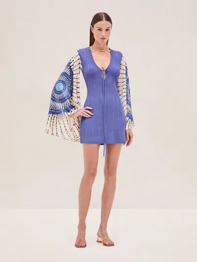 Alexis Lai Dress In Monaco Blue