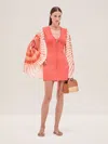Alexis Lai Dress In Titan Red