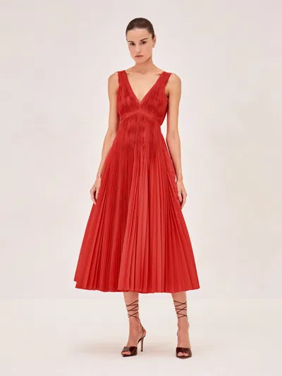 Alexis Lauren Dress In Red