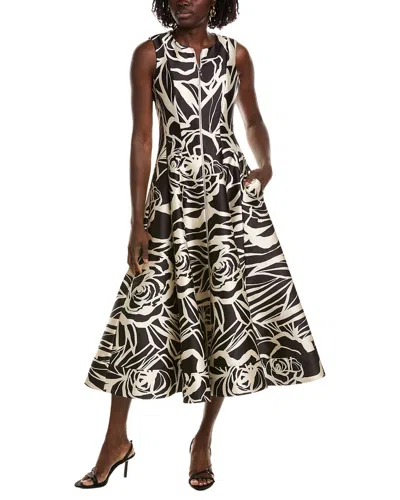 Alexis Lazaro Midi Dress In Black