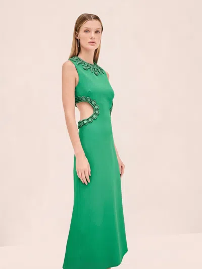 Alexis Leda Dress In Green