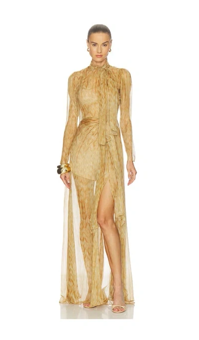 Alexis Lexia Dress In Gold