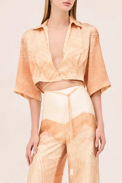Alexis Liari Top In Melon In Orange
