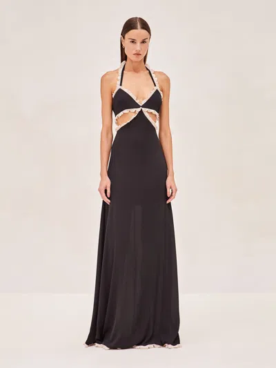 Alexis Lielle Dress In Black/blush