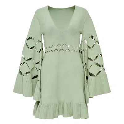 Alexis Linden Mini Dress In Green