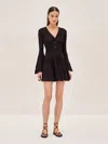 Alexis Lolie Mini Dress In Black In Black