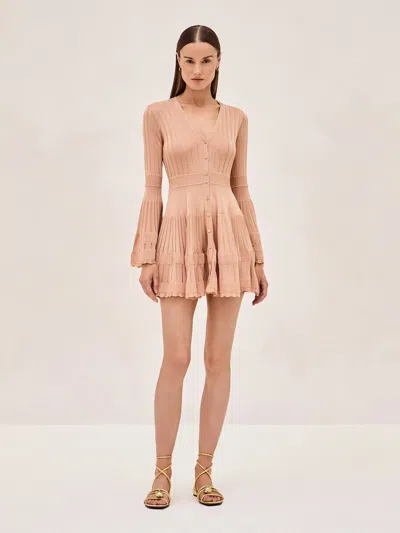 Alexis Lolie Dress In Tuscan Blush