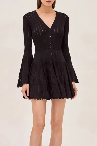 Alexis Lolie Mini Dress In Black