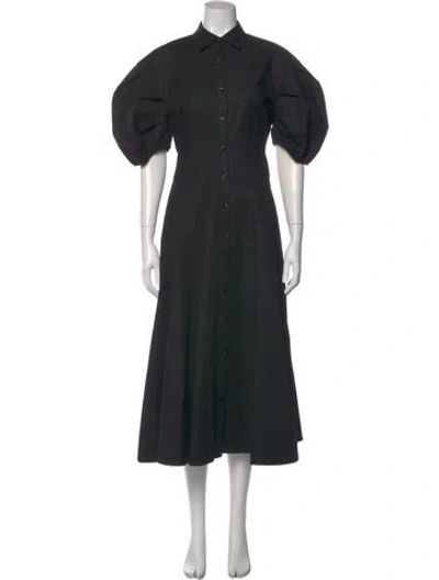 Pre-owned Alexis Long Dress In Black