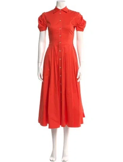 Pre-owned Alexis Long Dress In Orange