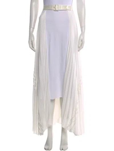 Pre-owned Alexis Long Skirt In Neutral