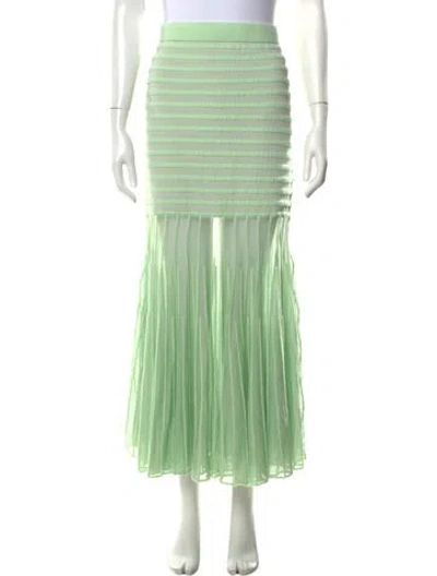 Pre-owned Alexis Long Skirt W/ Tags In Green