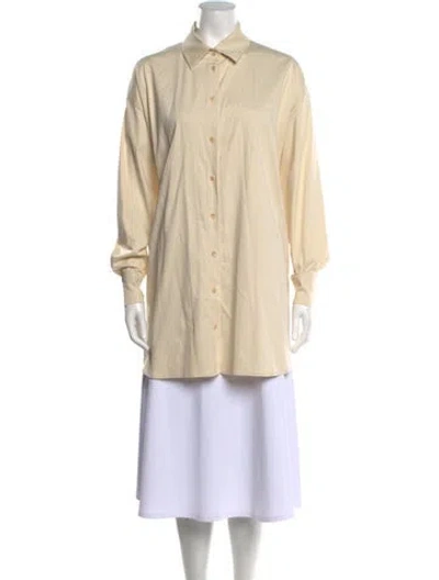 Pre-owned Alexis Long Sleeve Tunic In Neutral