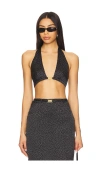 Alexis Lotte Top In Nero Dot