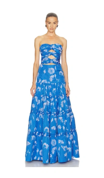 Alexis Lucente Maxi Dress In Blue